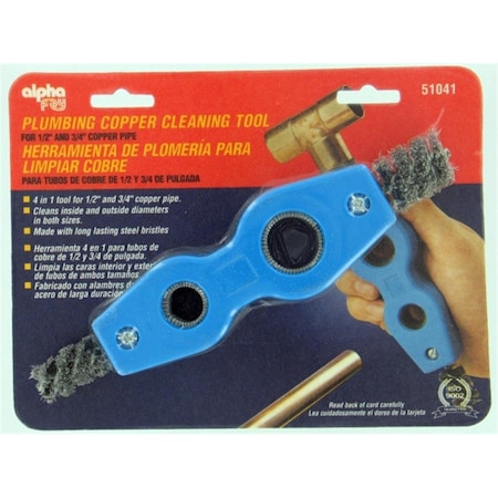 Fry Technologies Cookson Elect 4 In 1 Copper Pipe Cleaning Tool AM51041